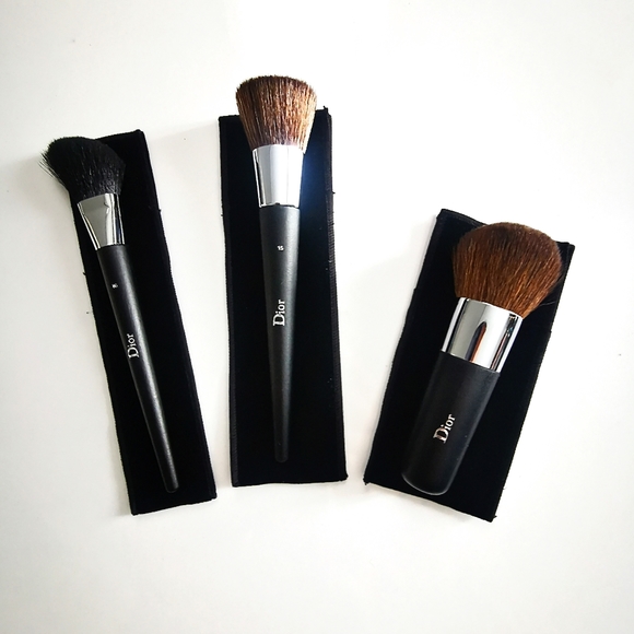 DIOR MAKEUP BRUSHES, SET OF 3 - Picture 1 of 2